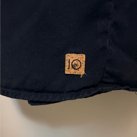 TENTREE Crosseed Back Tencil Black Romper - Picture 7 of 8